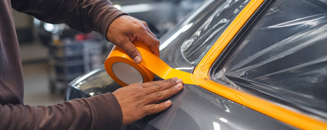 Automotive Masking Tape Guide for Auto Body Painting and Refinishing