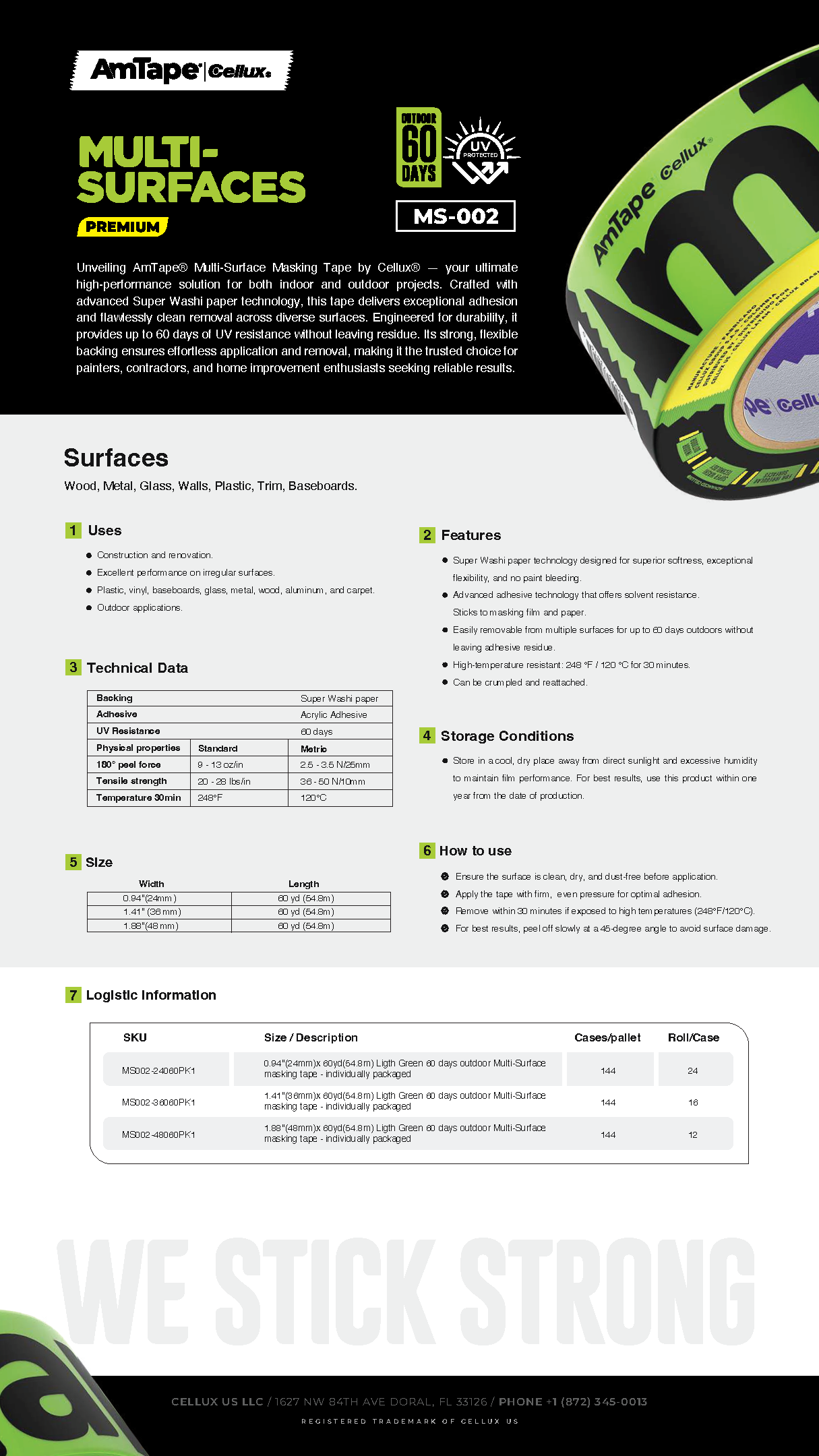 AmTape® Multi-Surfaces Masking Tape